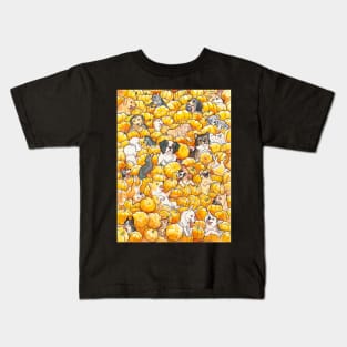 Pumpkin Puppers Kids T-Shirt